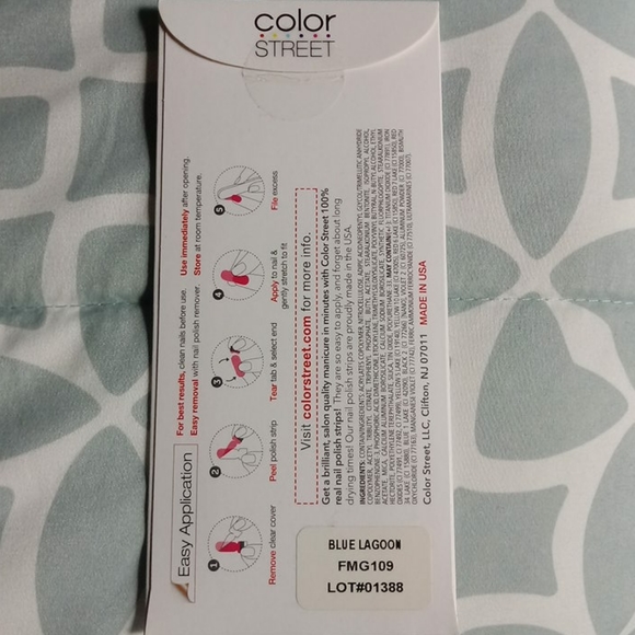 💙Retired Color Street Blue Lagoon glitter set - Picture 5 of 6